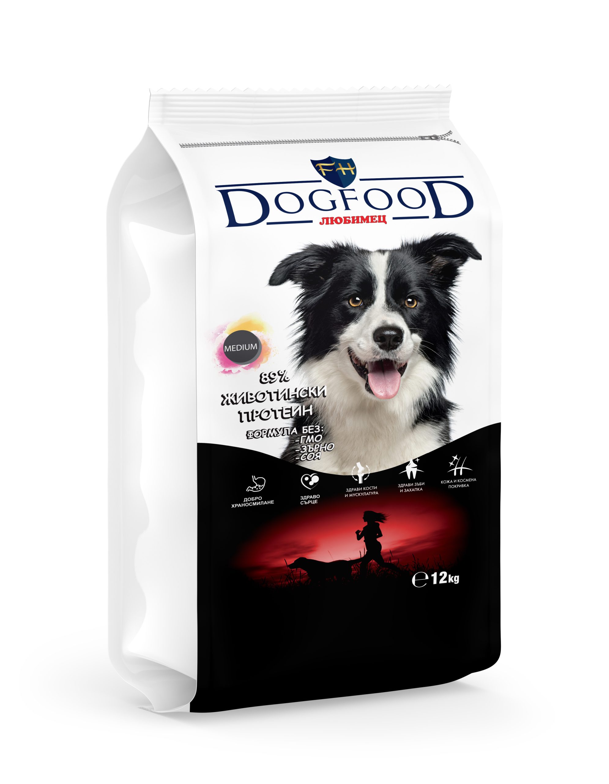 Premium dog food medium 12kg