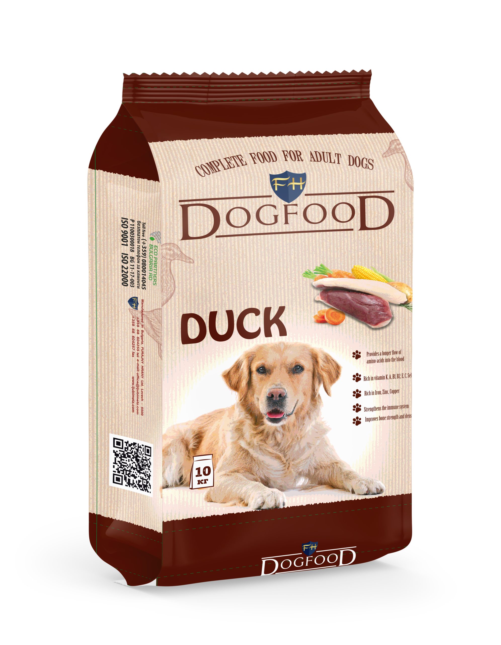 monoprotein dog food Duck 10kg