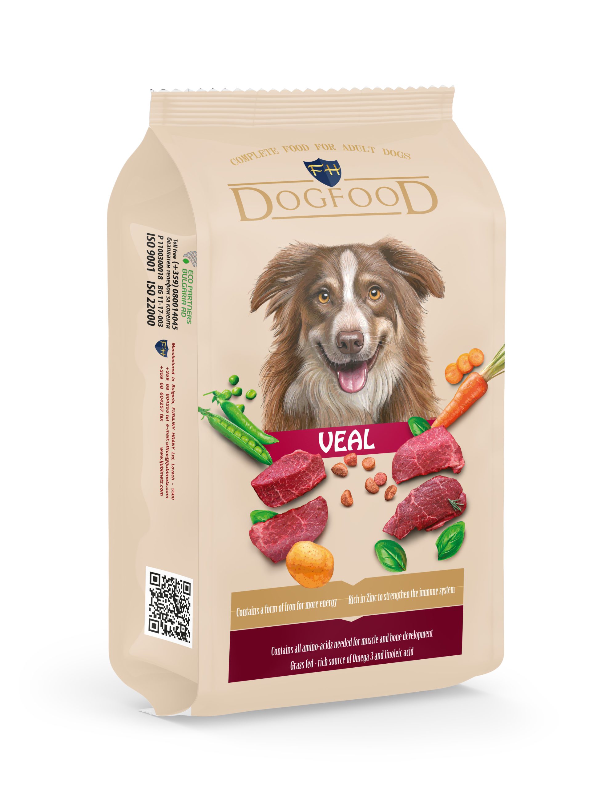 monoprotein dog food Veal 10kg